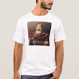 Charlemagne "Lachssprache" Zitat - Geschenke und T T-Shirt