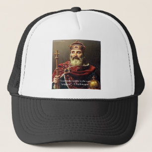 Charlemagne "Lachssprache" Zitat - Geschenke und T Truckerkappe