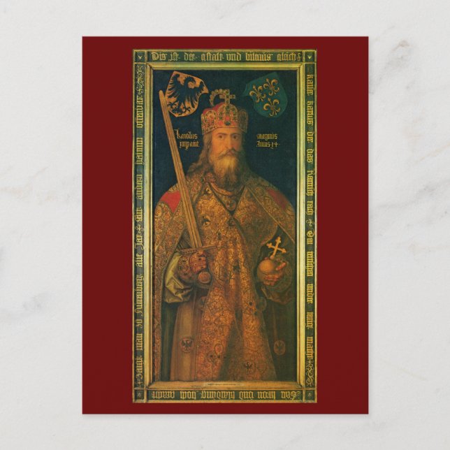 Charlemagne par Durer Carte postale (Devant)