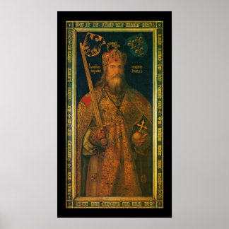 Charlemagne von Dürer Canvas Print Poster
