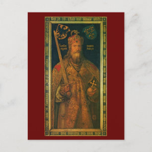 Charlemagne von Durer Postcard Postkarte