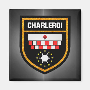 Charleroi-Flagge Magnet