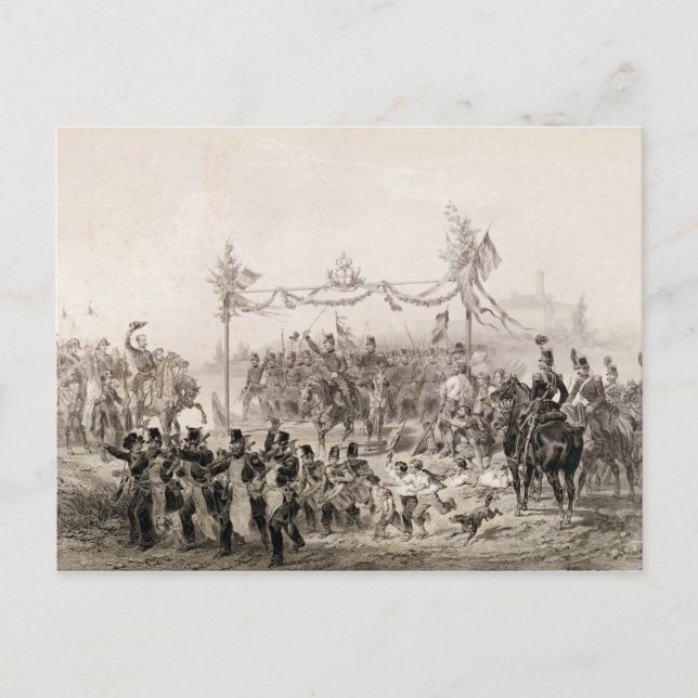 Charles-Albert I Postkarte (Vorderseite)