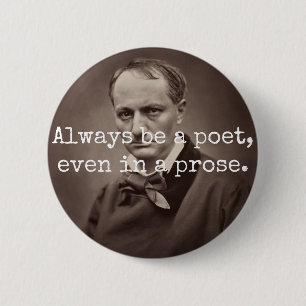 Charles Baudelaire Button