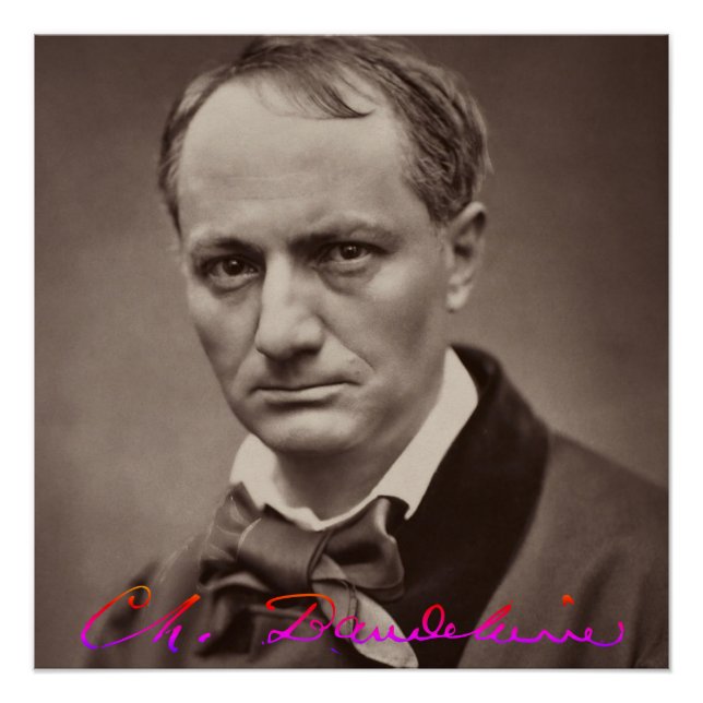 Charles Baudelaire Poster (Vorderseite)