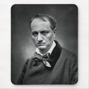 Charles Baudelaire - Vintages Foto 1878 Mousepad