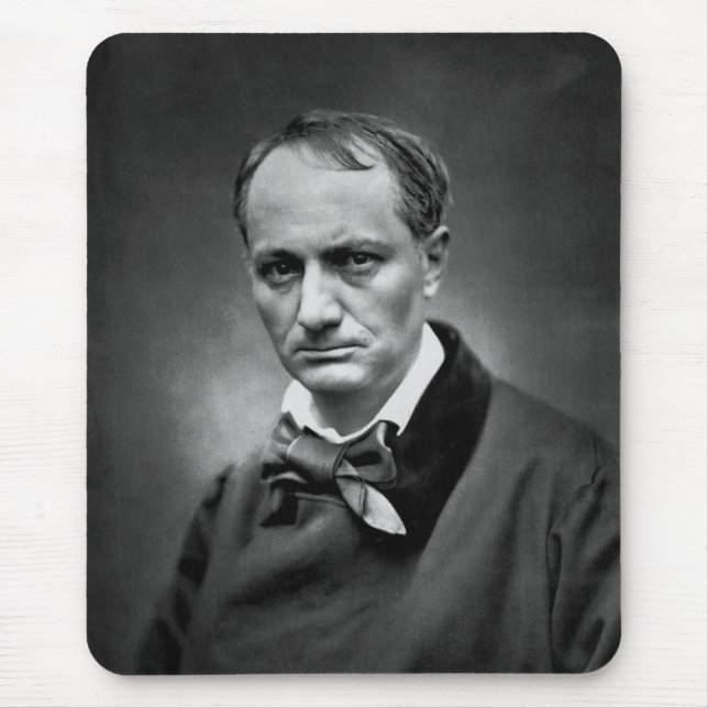 Charles Baudelaire - Vintages Foto 1878 Mousepad (Vorne)
