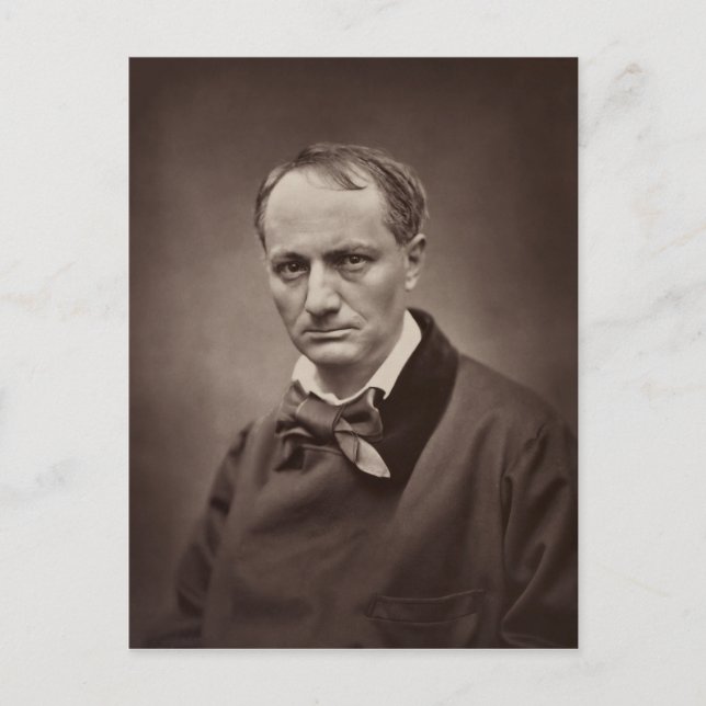 Charles Baudelaire von Étienne Carjat Postkarte (Vorderseite)