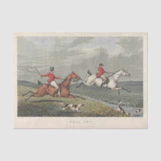 Charles Bentley | Fox Hunting: Full Cry Seidenpapier