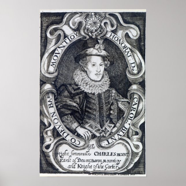 Charles Blount, 8. Baron Mountjoy Poster (Vorne)