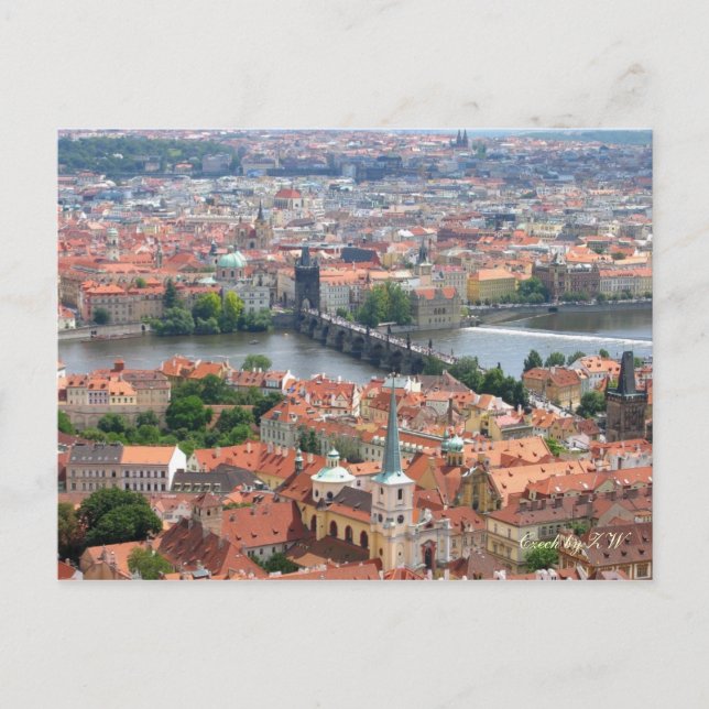 Charles Bridge Postcard Postkarte (Vorderseite)
