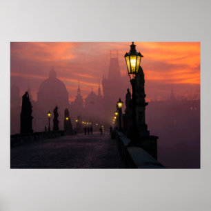 Charles Bridge Prag Poster