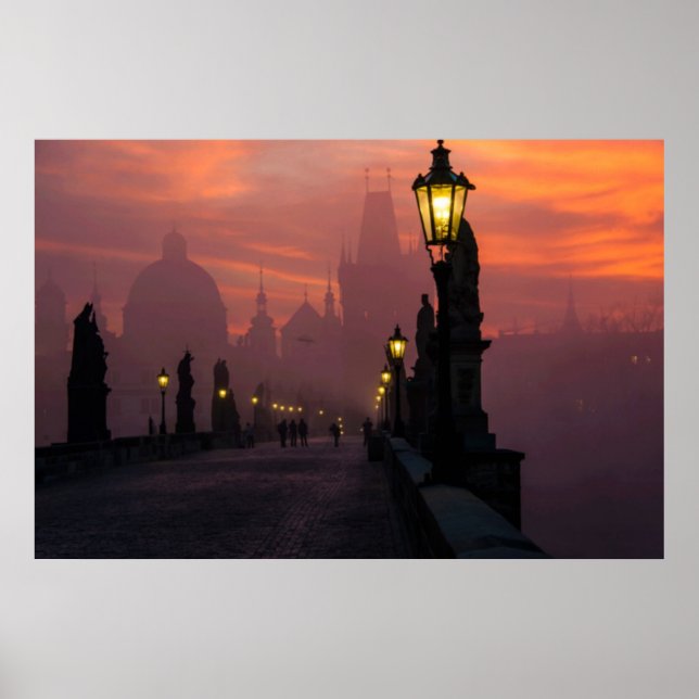 Charles Bridge Prag Poster (Vorne)
