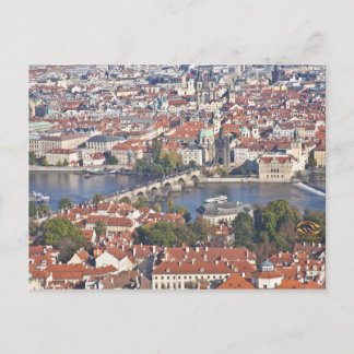 Charles Bridge Vltava Fluss Prag Postkarte