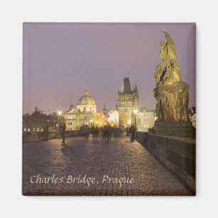 Charles-Brücke, Prag-Andenken-Foto Magnet