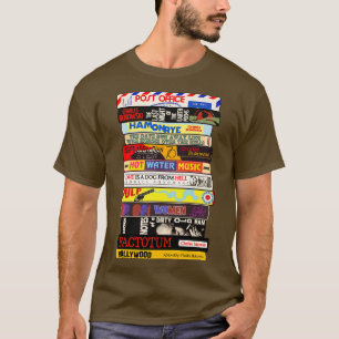 Charles Bukowski Bücherstapel T-Shirt