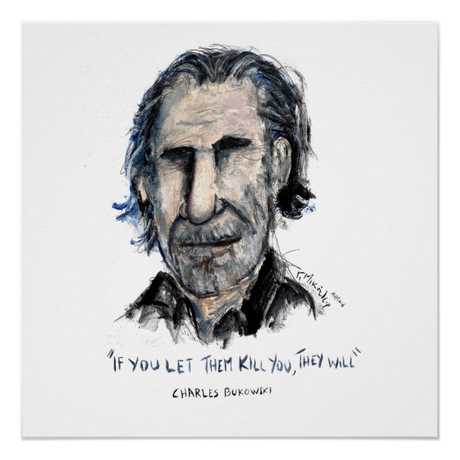 Charles Bukowski Poster (Vorderseite)