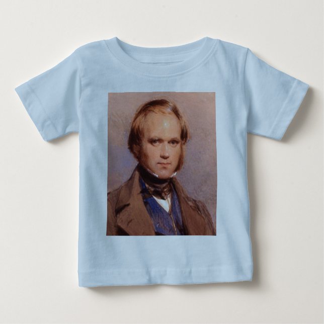 Charles Darwin Baby T-shirt (Vorderseite)