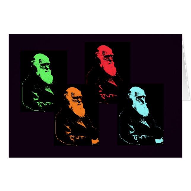 Charles Darwin-Collage (Vorderseite (Horizontal))
