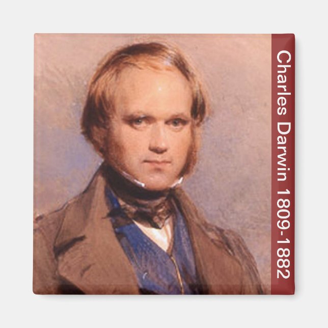 Charles Darwin Magnet (Vorne)