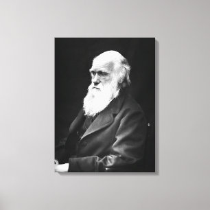 Charles Darwin Portrait Leinwanddruck
