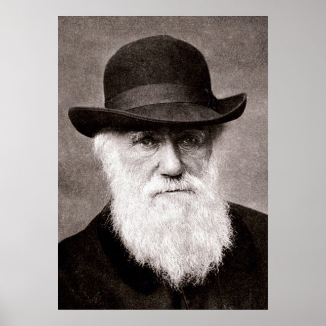 Charles Darwin Poster (Vorne)