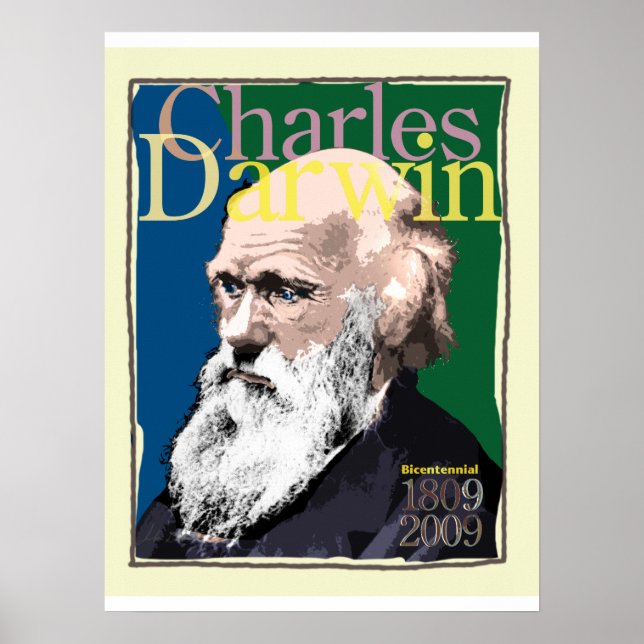 Charles Darwin Poster (Vorne)