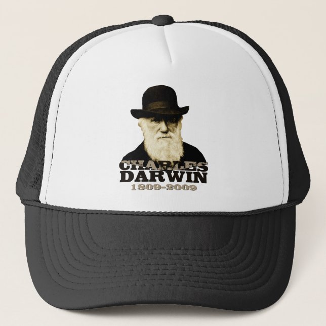 Charles Darwin Truckerkappe (Vorderseite)