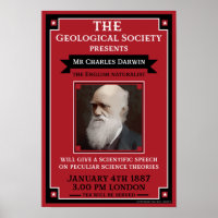 Charles Darwin Vintag Repro Retro