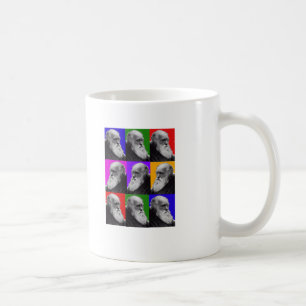 Charles- DarwinPop-Kunst-Geschenke während alles Kaffeetasse
