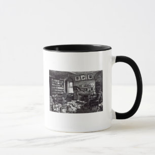 Charles Darwins Studie an unten bringen, 1882 Tasse