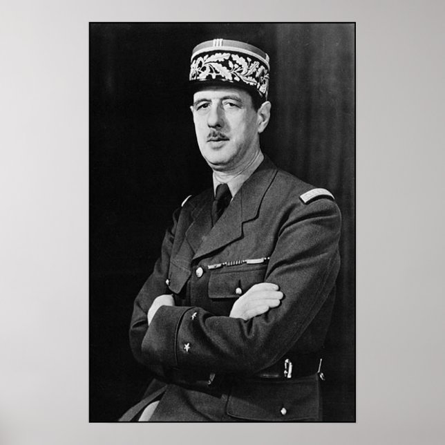 Charles de Gaulle Poster (Vorne)