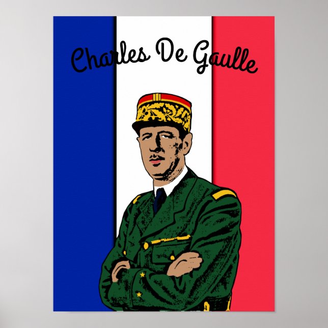 Charles de Gaulle Poster (Vorne)