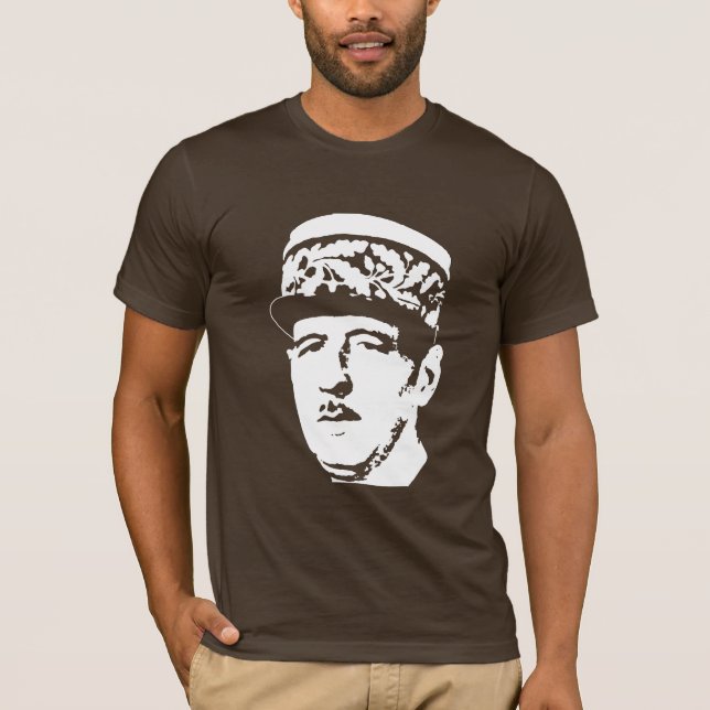 Charles de Gaulle T-Shirt (Vorderseite)