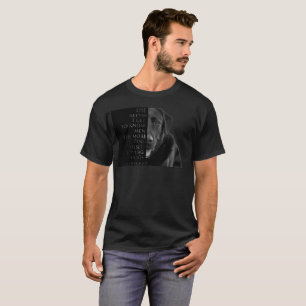 Charles- de Gaullehundezitat-Shirt (schwarzes T-Shirt