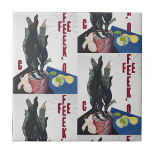 Charles Demuth Georgia O'Keeffe Posterporträt Fliese