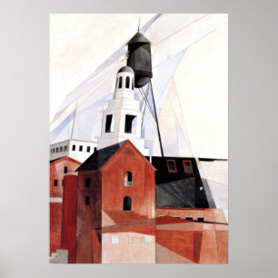 Charles Demuth painting, Lancaster Poster