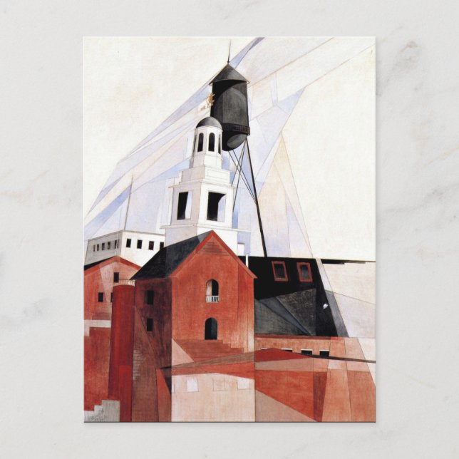 Charles Demuth painting, Lancaster Postkarte (Vorderseite)