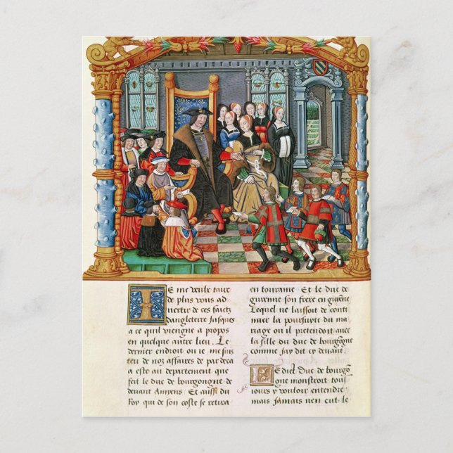 Charles der Kühne, Herzog von Burgund Postkarte (Vorderseite)