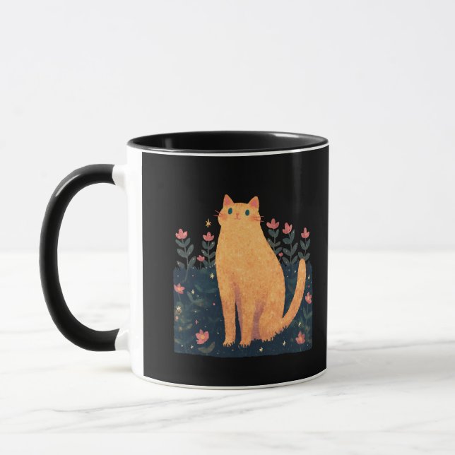 Charles Dickens' Cat Quote - Orange Tabby Tasse (Links)