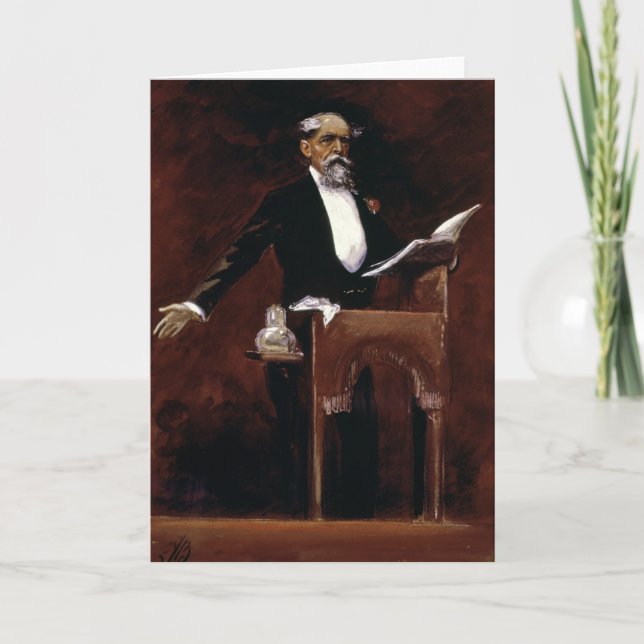 Charles Dickens Karte (Vorderseite)