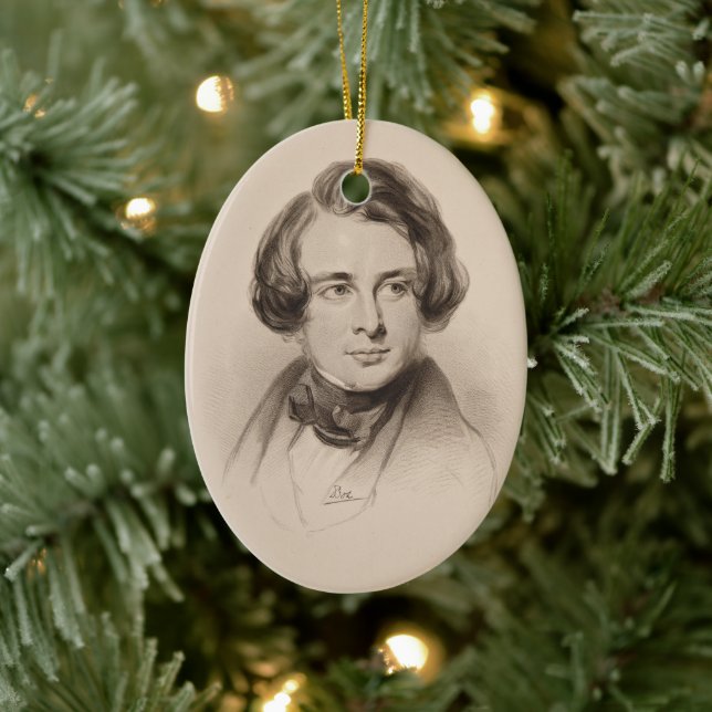 Charles Dickens | Keramik Ornament (Baum)
