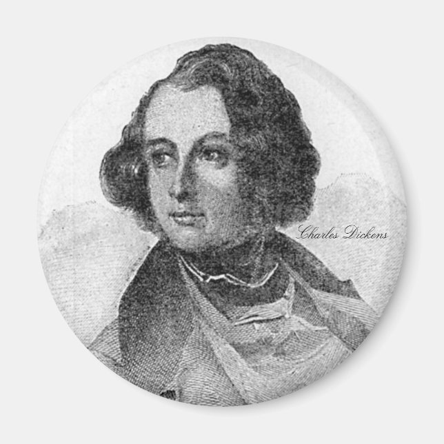 Charles Dickens Magnet (Devant)