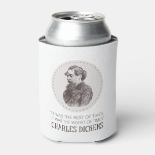 Charles Dickens Portrait und Zitat Dosenkühler