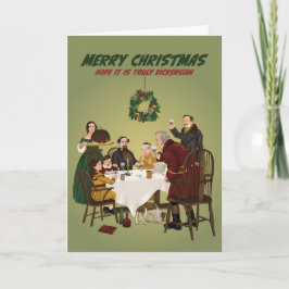 Charles Dickens Truly Dickensian Christmas Karte