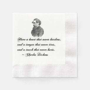 Charles Dickens unser Zitat des gegenseitigen Serviette