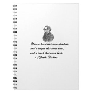Charles Dickens - unser Zitat von einem Freund Notizblock