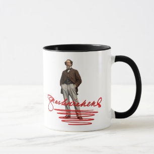 Charles Dickens Unterschriften-Tasse Tasse