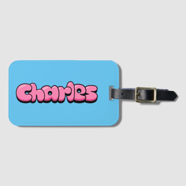 Charles Gepäckanhänger (Vorderseite (Horizontal))