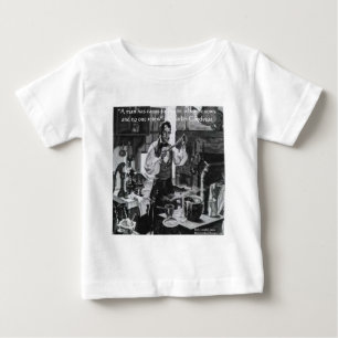 Charles Goodyear Saat und Ernte Weisheitszitat Baby T-shirt